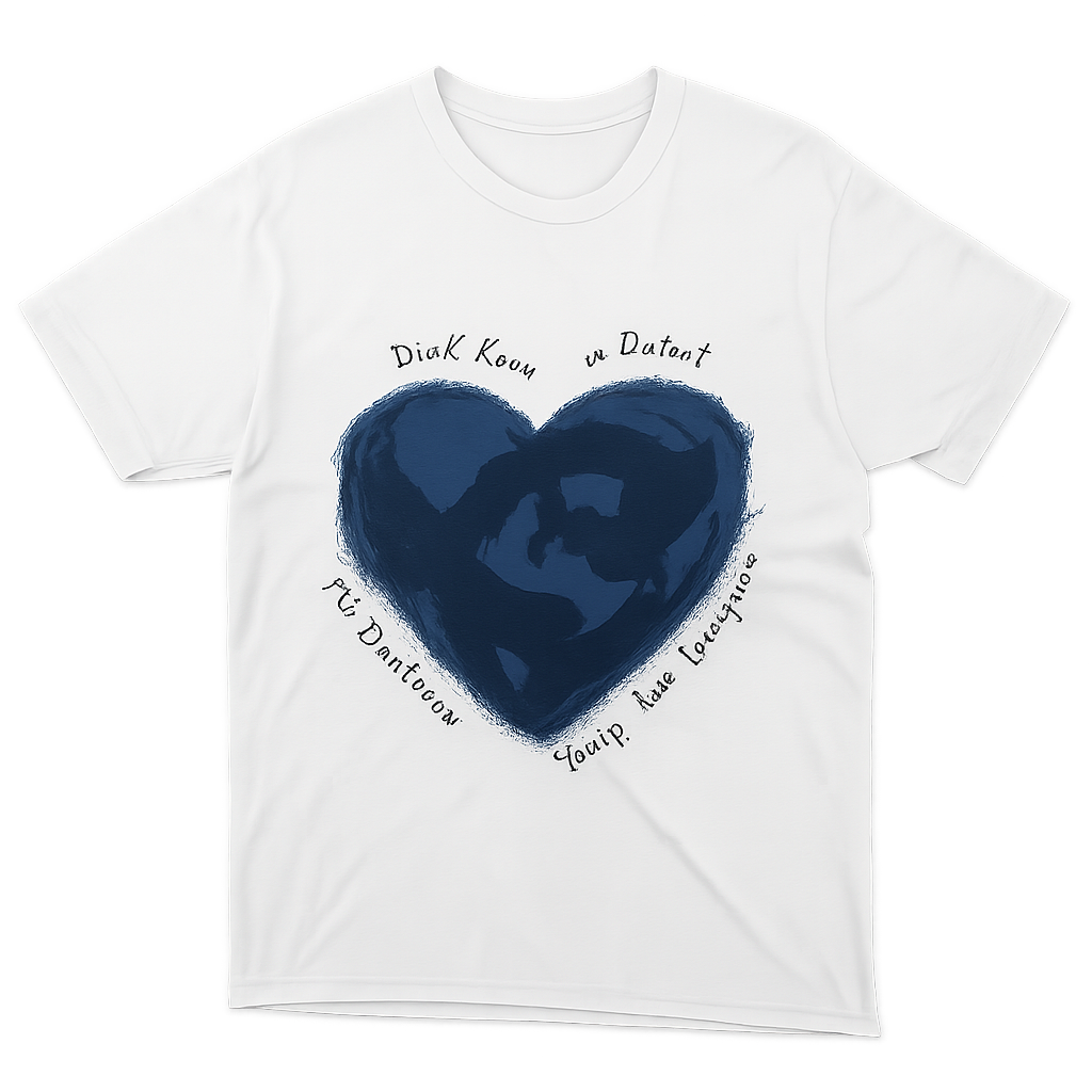 Blue Heart Chungking Express T Shirt